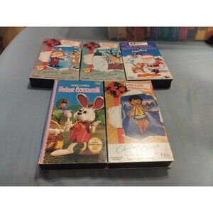 Rankin Bass Holiday Specials VHS Lot Of 5